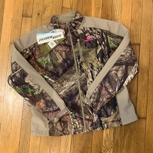 Women’s Mossyoak Mossy oak Camo camouflage jacket Large L 12 14  NWT